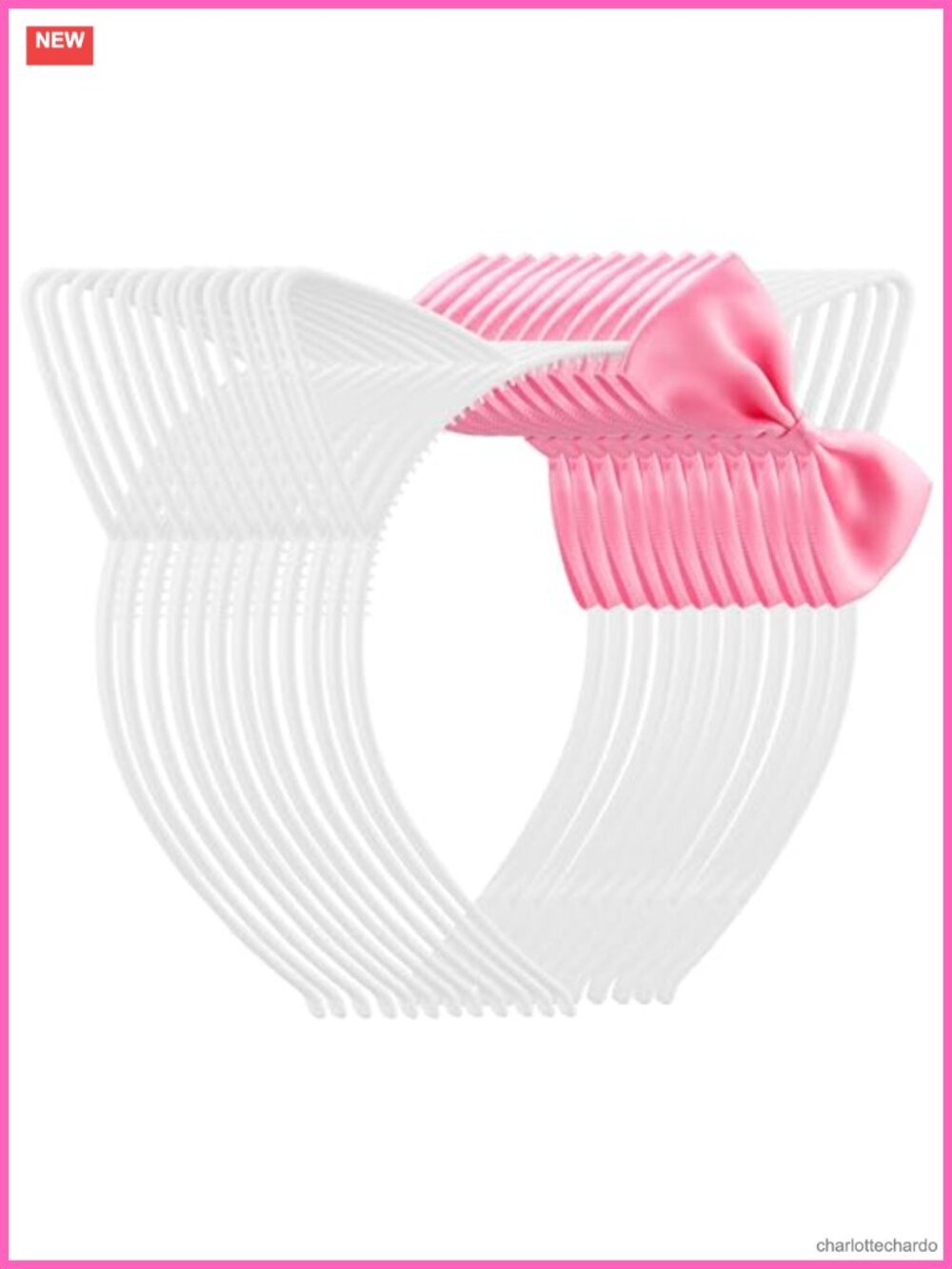 12Pcs Cat Ears Headbands Flexible Plastic Hair Accessories Party Favors